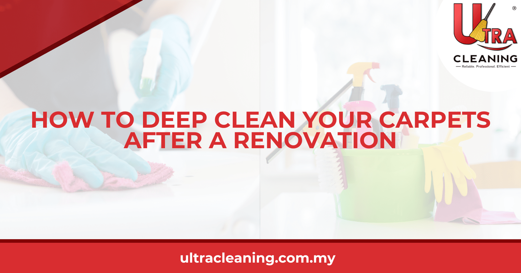 How to Deep Clean Your Carpets after a Renovation