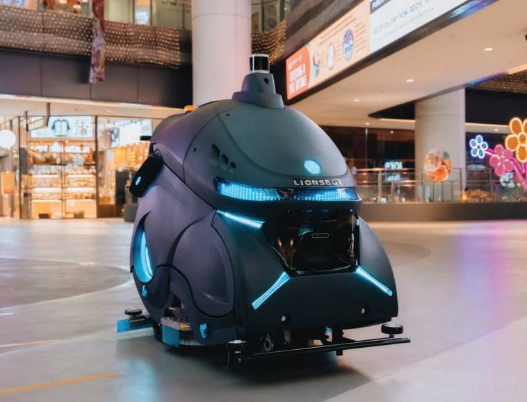 R12 REX SCRUB - AI-Powered Cleaning Robot